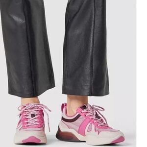 Coach Pink and White Athletic Sneakers